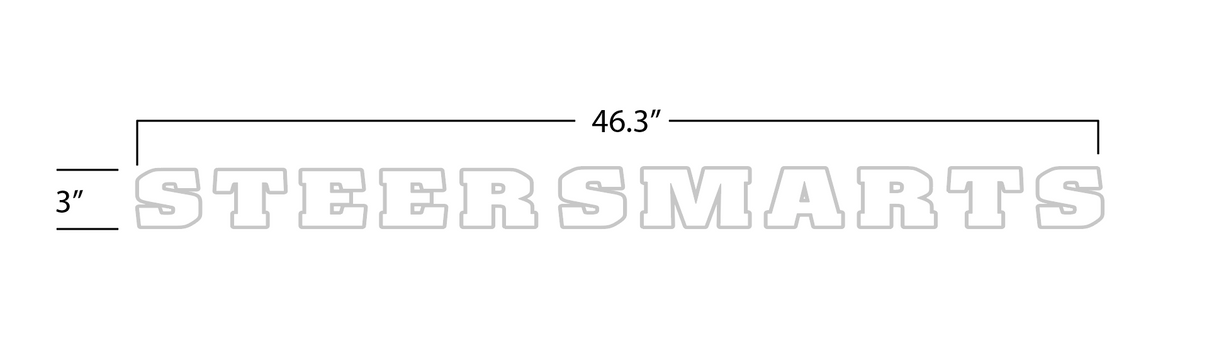 STEER SMARTS Windshield Banner