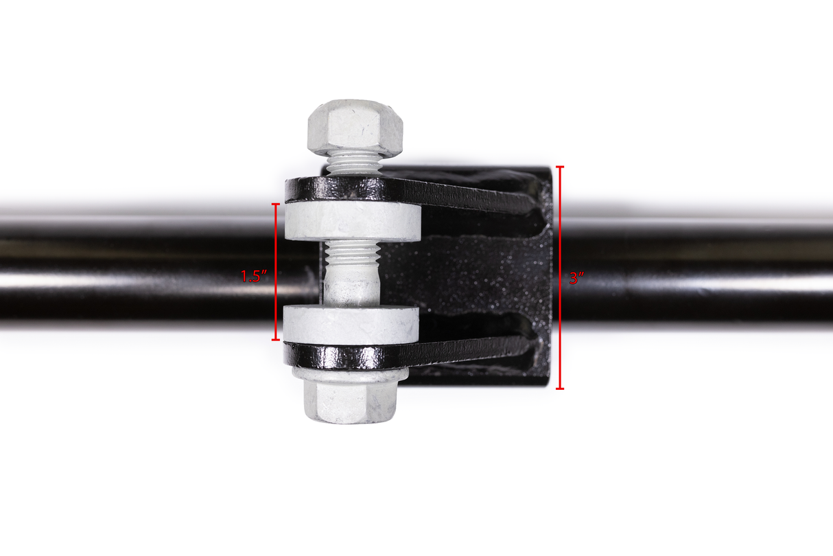 YETI XD™ Double Shear Hydro Assist 6-Bolt Tie Rod Clamp 1-5/8" (Part #79055001)