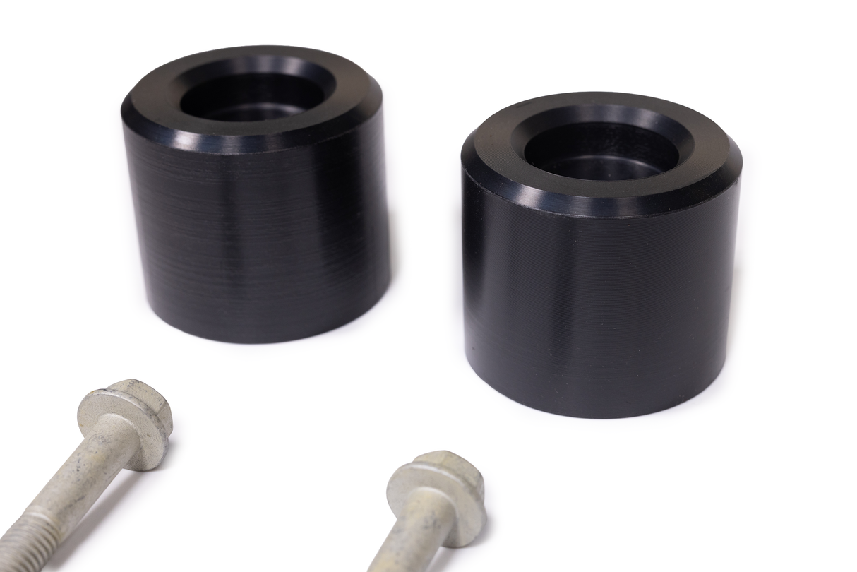 RōMR 2.5" JL/JT Wrangler/Gladiator Front Bump Stop Extensions (PART # 74002007)