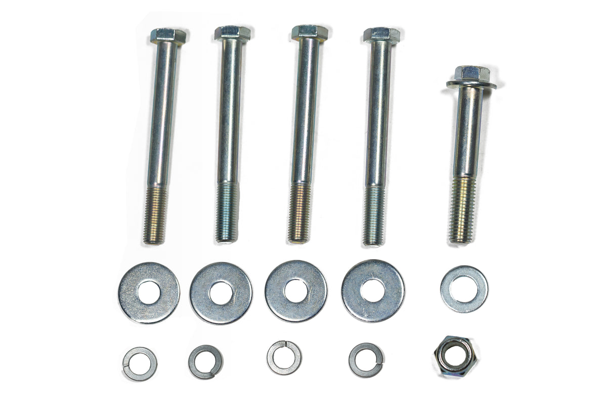 JK Frame Side Track Bar Reinforcement Bracket Hardware Kit - Steer Smarts