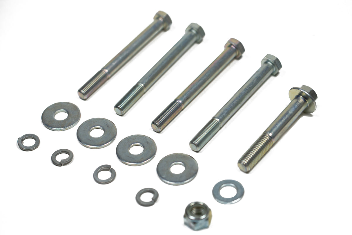 JK Frame Side Track Bar Reinforcement Bracket Hardware Kit - Steer Smarts