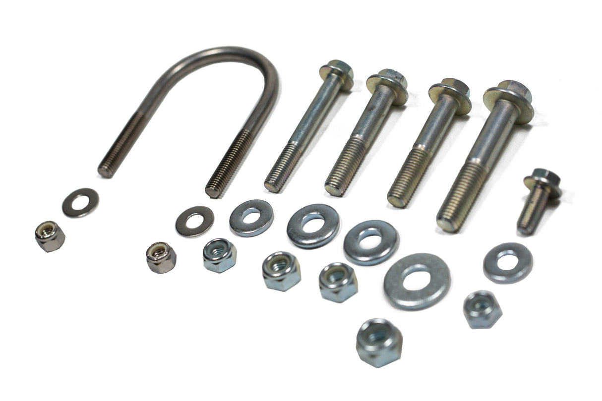 JK Track Bar Relocation Bracket Replacement Hardware Kit - Steer Smarts