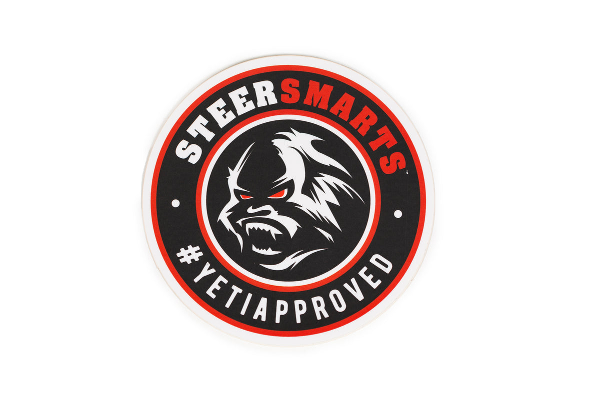 Steer Smarts Yeti Face Sticker 2-Pack - Steer Smarts