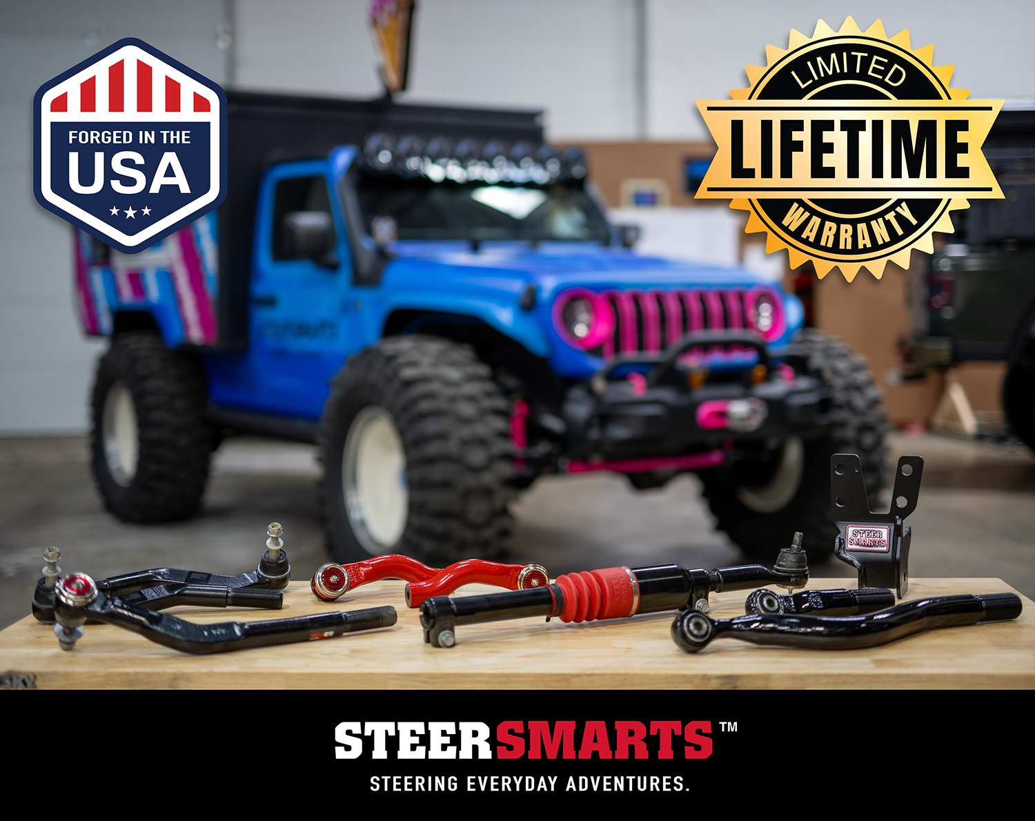 Steer Smarts Introduces Limited Lifetime Warranty.
