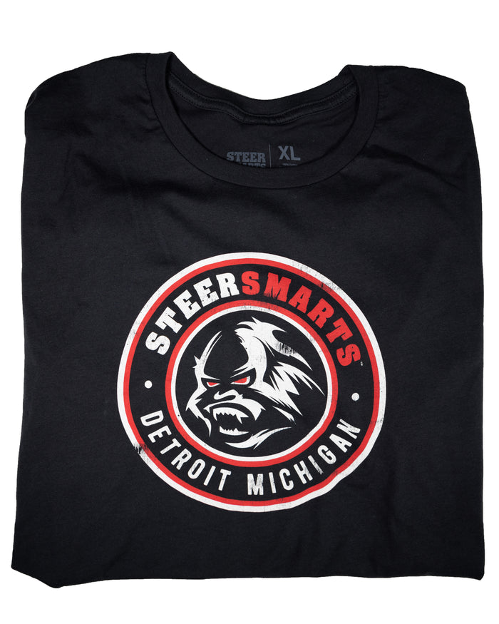 Steer Smarts Detroit Yeti T-Shirt (Black)
