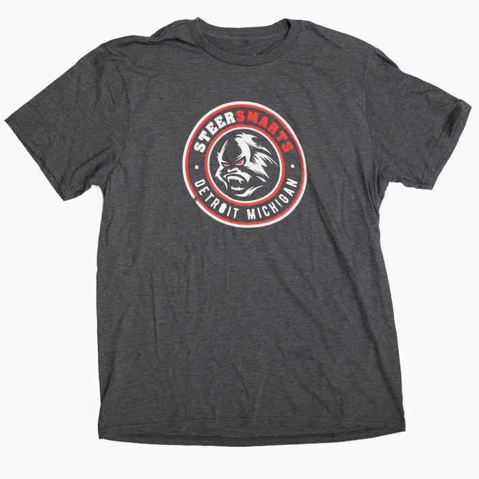 Steer Smarts Detroit Yeti T-Shirt (Gray)